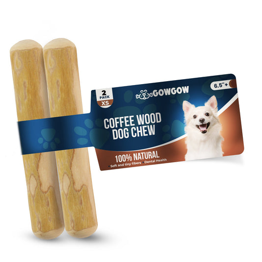 Coffee Wood Dog Chew Stick 2 Pack