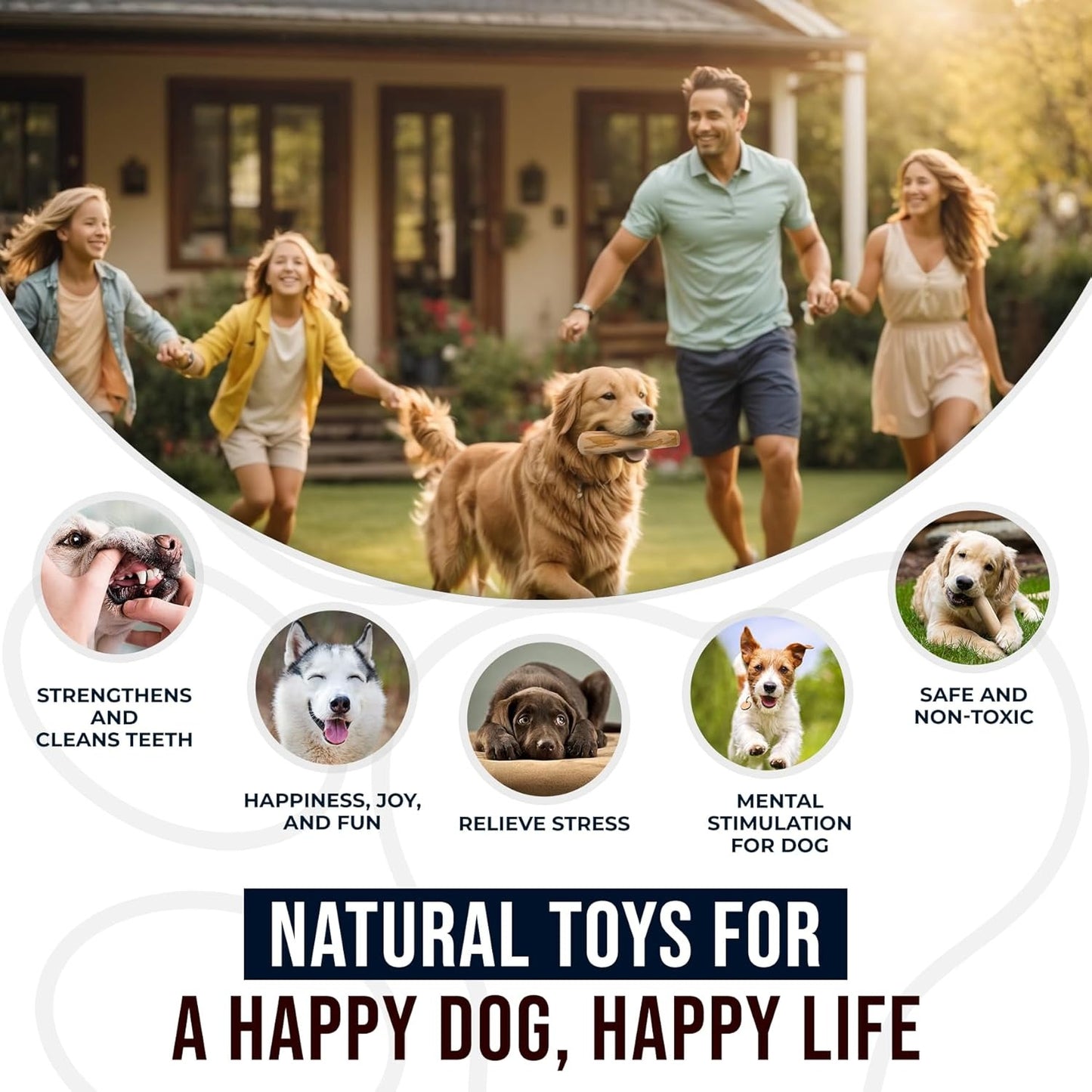 Coffee Wood Dog Chew 1 Pack - GowGow Store