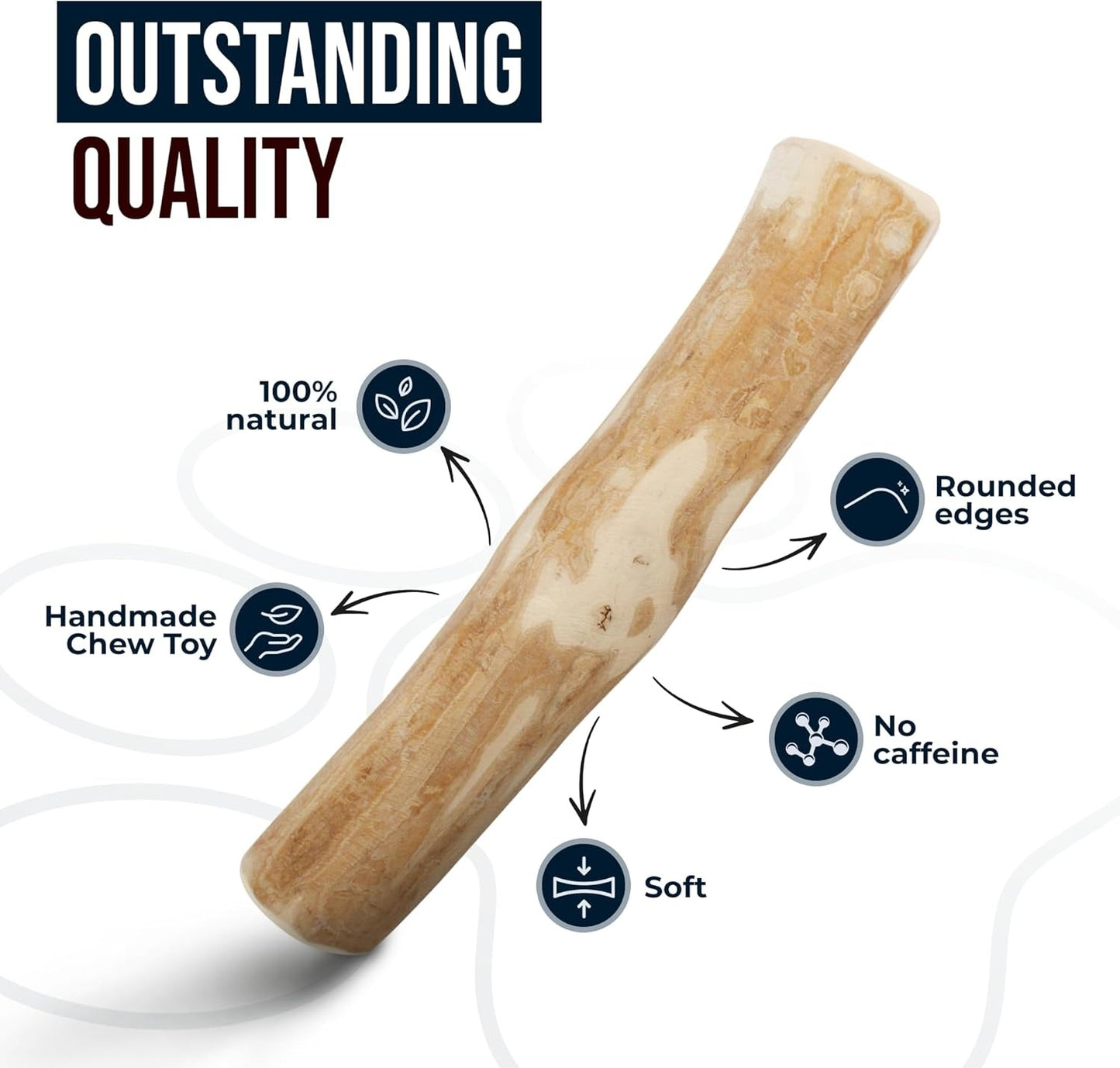 Coffee Wood Dog Chew 1 Pack - GowGow Store