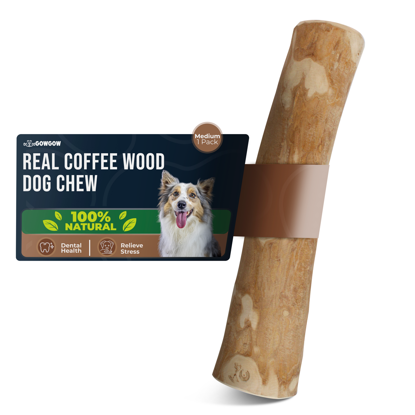 Coffee Wood Dog Chew 1 Pack