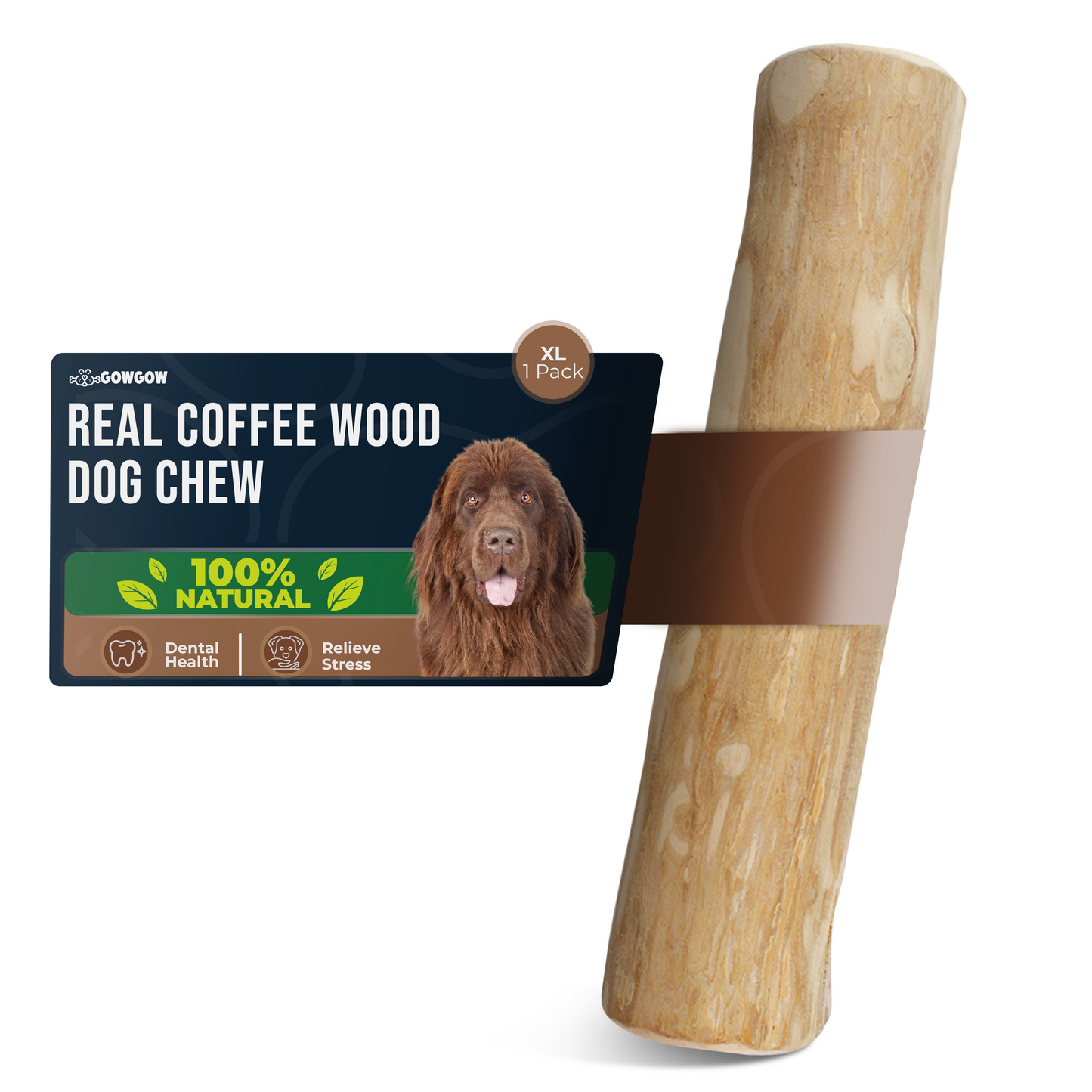 Coffee Wood Dog Chew 1 Pack
