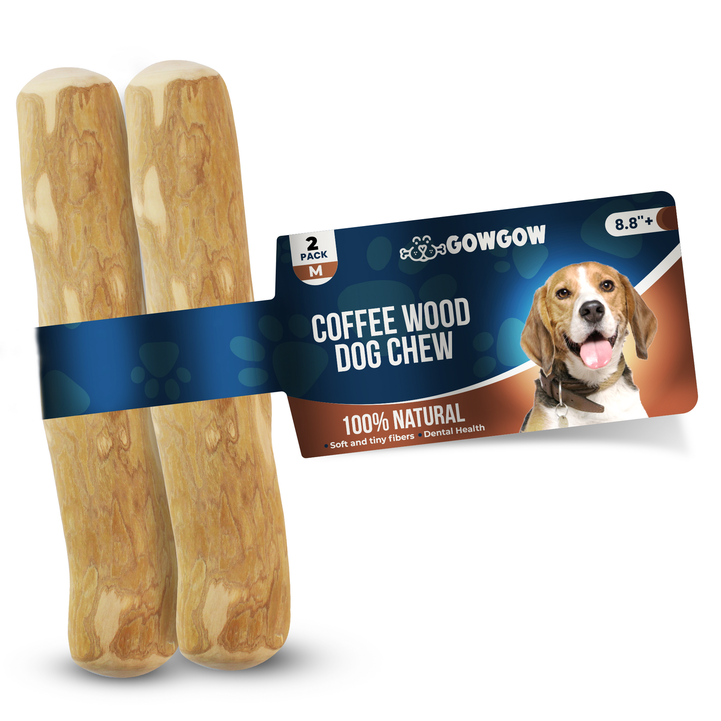 Coffee Wood Dog Chew Stick 2 Pack