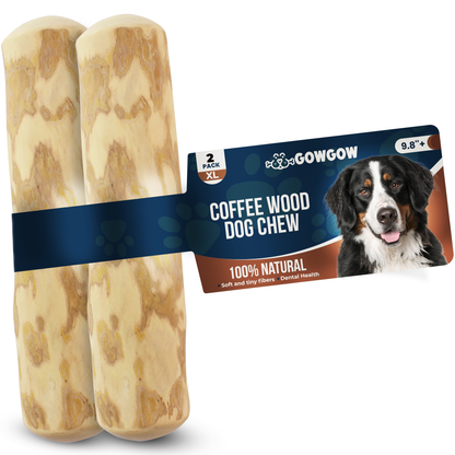 Coffee Wood Dog Chew Stick 2 Pack