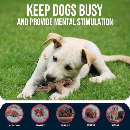 2 Pack Coffee Wood Tug for Dogs