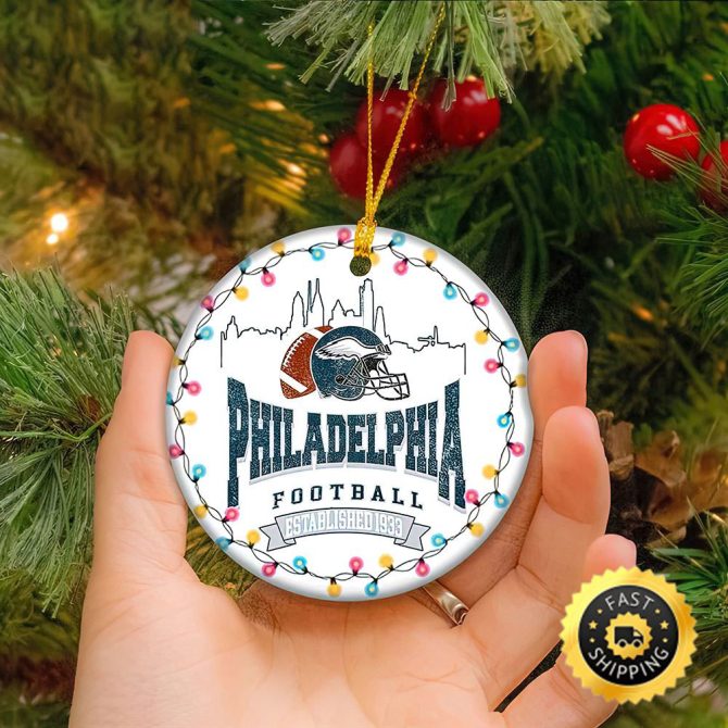 Philadelphia Football Christmas Philadelphia Hallmark NFL Ornaments 2022