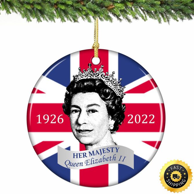 Queen Elizabeth II 1926-2022 Decor Christmas Queen Elizabeth Christmas Ornament