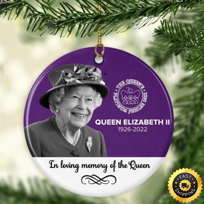 Queen Elizabeth II Memorial Christmas Queen Elizabeth Ornament