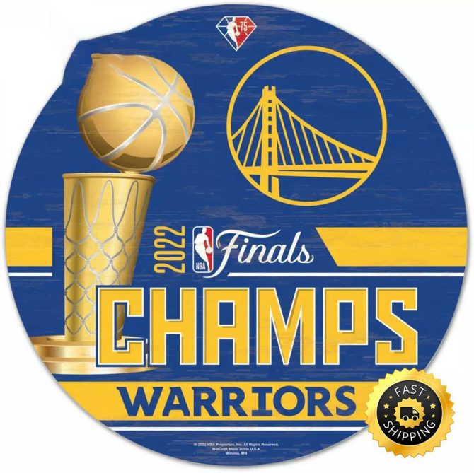 WinCraft 2022 NBA Champions Golden State Warriors NBA Christmas Ornaments