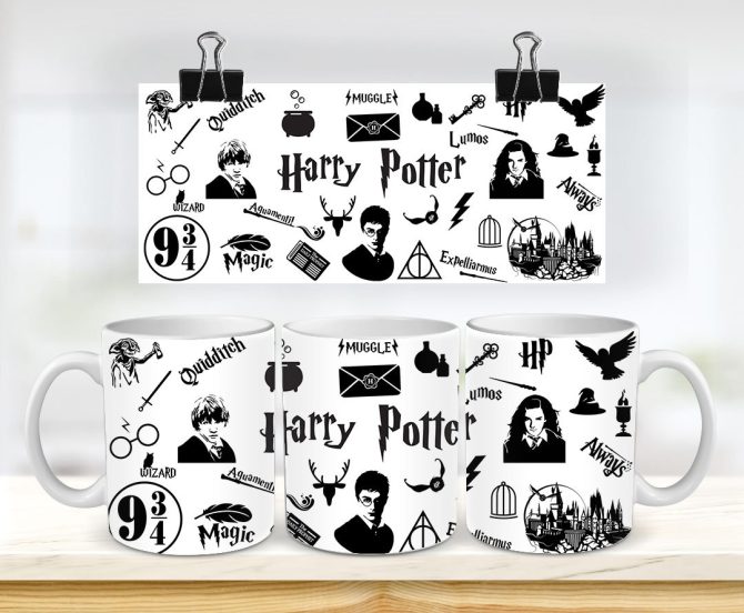 11 & 15 Oz Hp Mug Mug Template - Cricut Mug Press - Mug Jpg - 300 Dpi