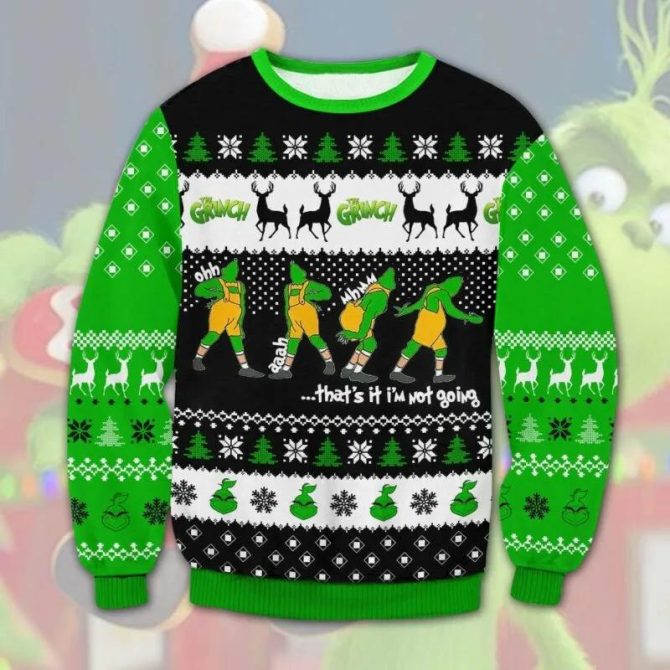 Grinch Meme Ugly Sweater, Grinch Holiday Sweater