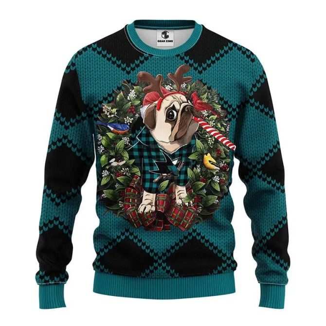 San Jose Sharks Pub Dog Ugly Christmas Sweater, NHL Christmas Sweater