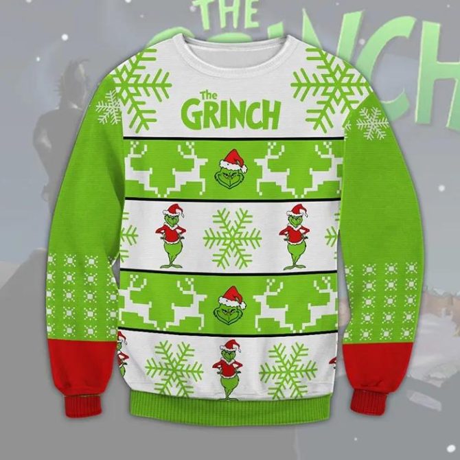 The Grinch Christmas Sweater, Grinch Holiday Sweater