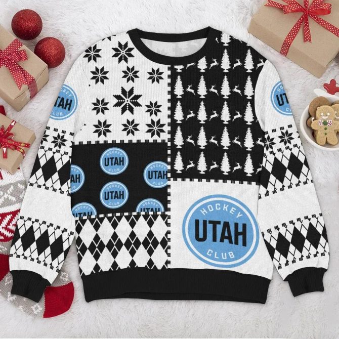 Utah Hockey Club NHL Ugly Christmas Sweater, NHL Christmas Sweater