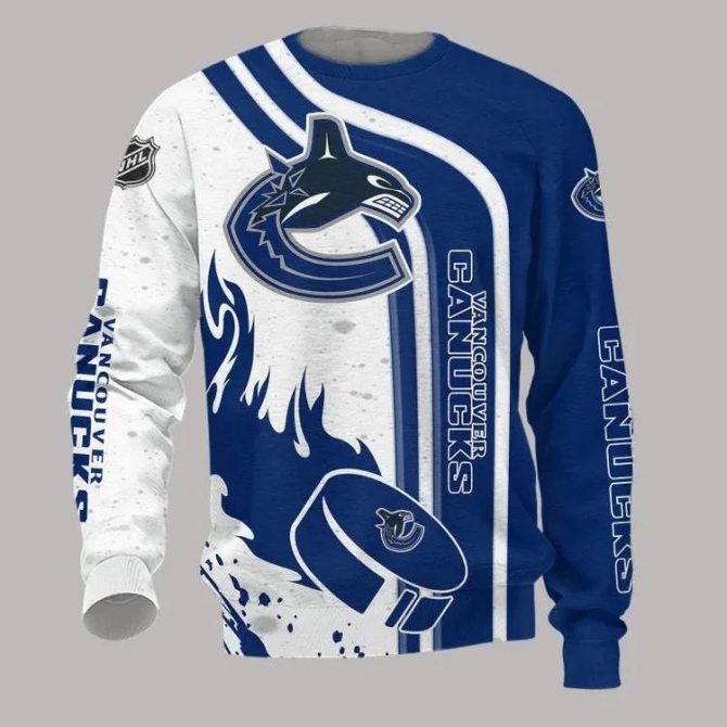 Vancouver Canucks Ugly Christmas Sweater, NHL Christmas Sweater