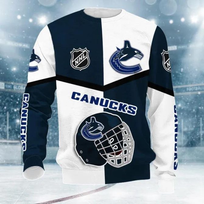 Vancouver Canucks Ugly Christmas Sweater, NHL Christmas Sweater