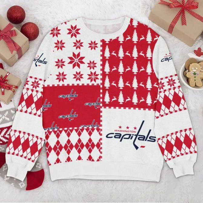 Washington Capitals NHL Ugly Christmas Sweater, NHL Christmas Sweater